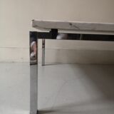 Marble and chrome coffee table, 1970