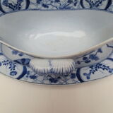 Saucière ancienne en faience fine creil montereau modèle  japon
