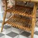 Small rattan coffee table attributed to Audoux Minet