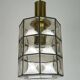 glashuette limburg hanging LAMP 1960's 70's glass pendant light model P292