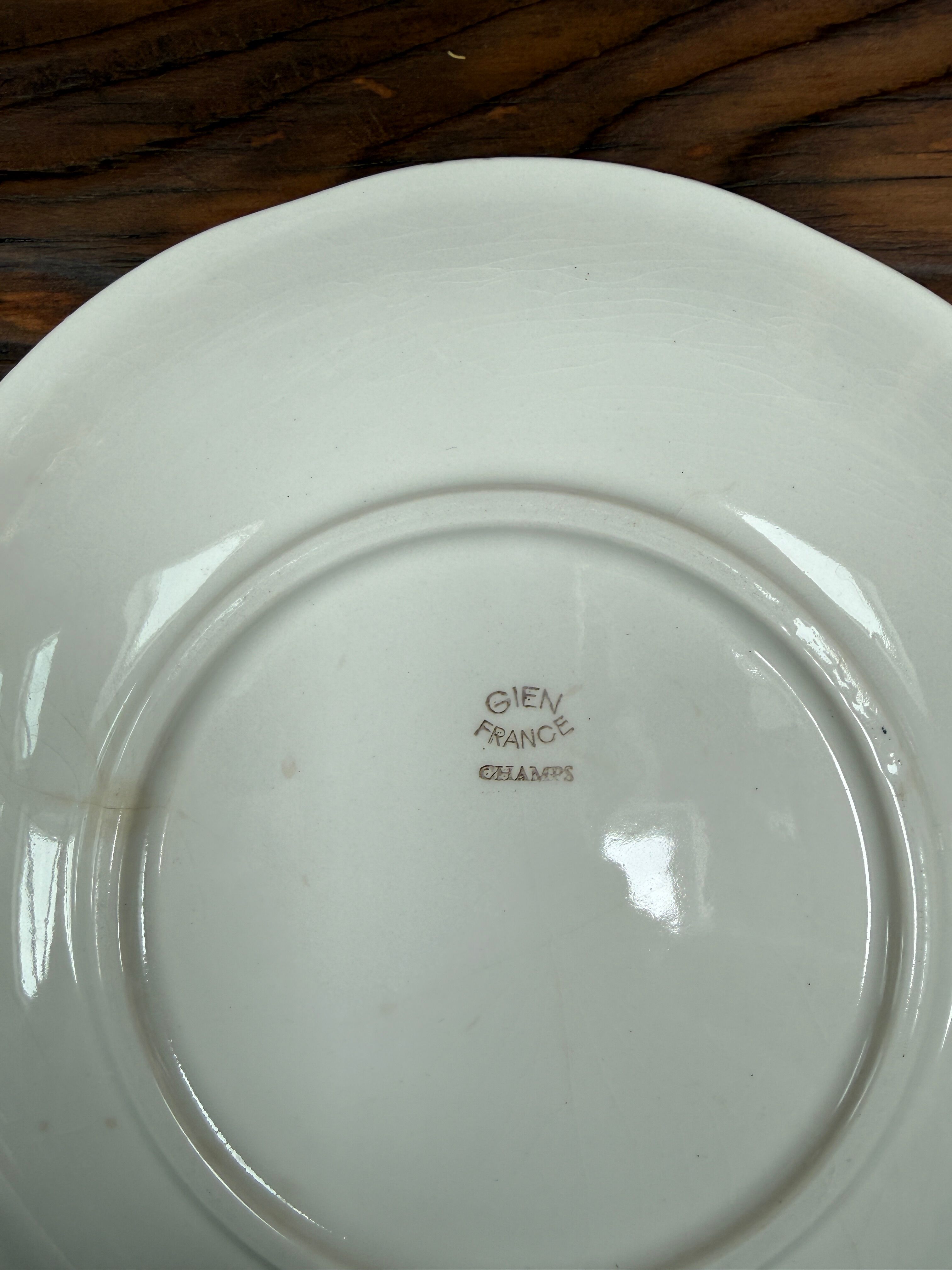 Flat plates Gien Champs