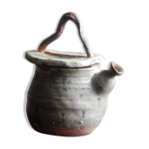 Théière artisanale en grès pyrité