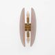 Pair of Fontana Arte Style Mid-century Modern Pink Murano Glass Sconces