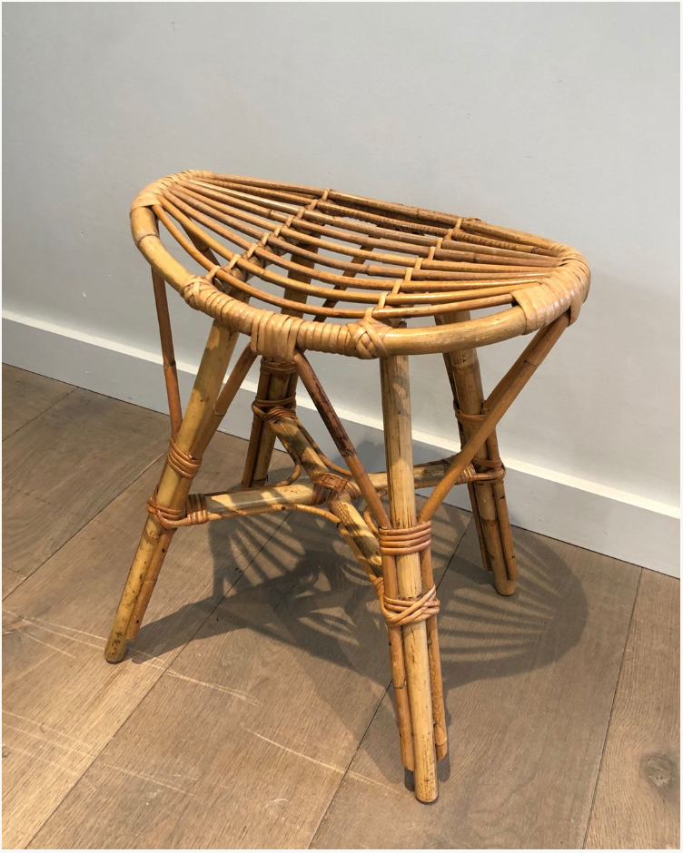 Rattan stool