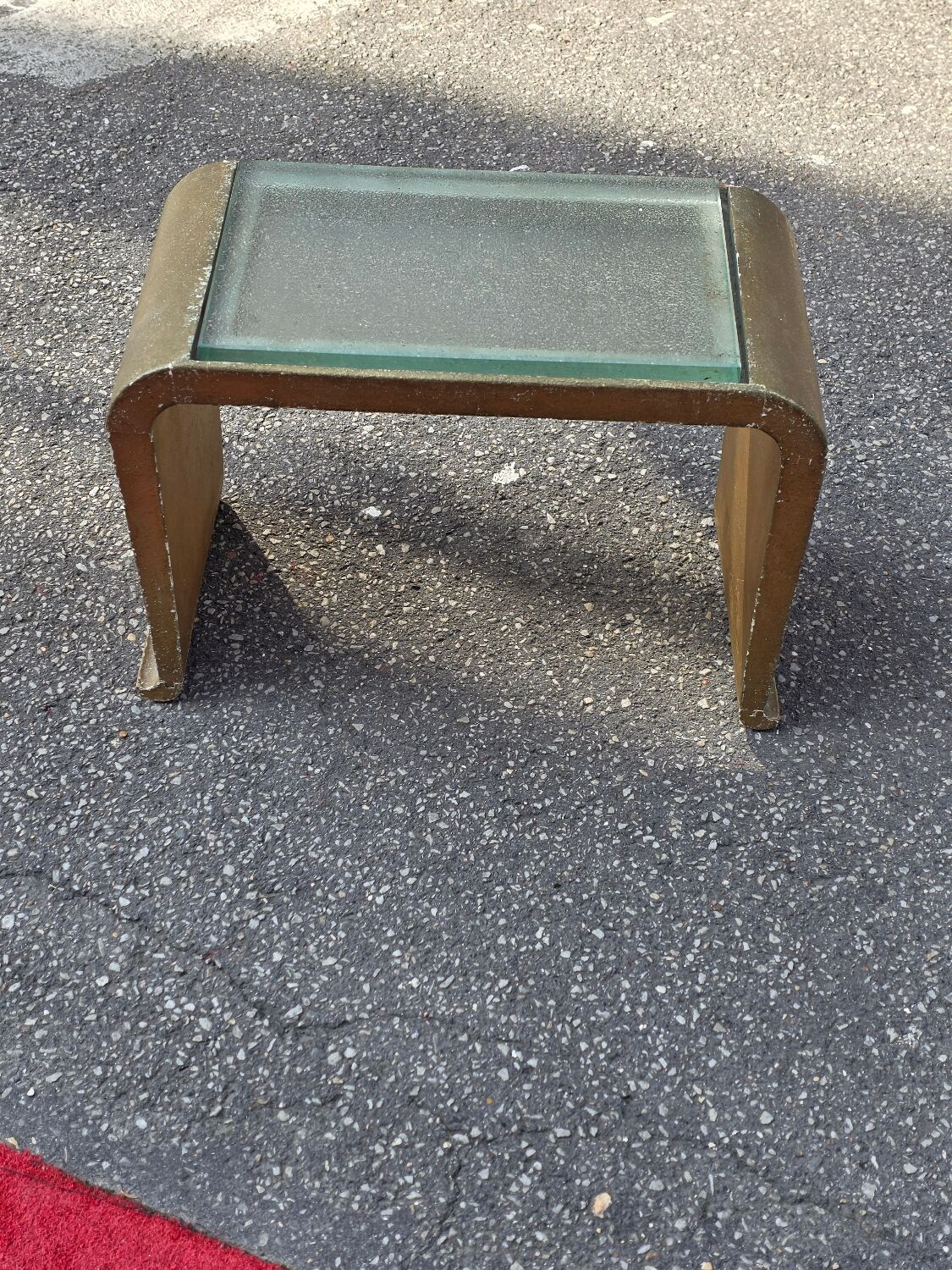 3 nesting tables, space age, circa 1970.