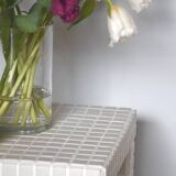 “Petit Piquey” side table in mosaic tiles