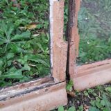 Industrial arched metal windows L73xH110 19th century glass roof