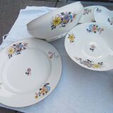 44-piece vintage Limoges porcelain service from 1970