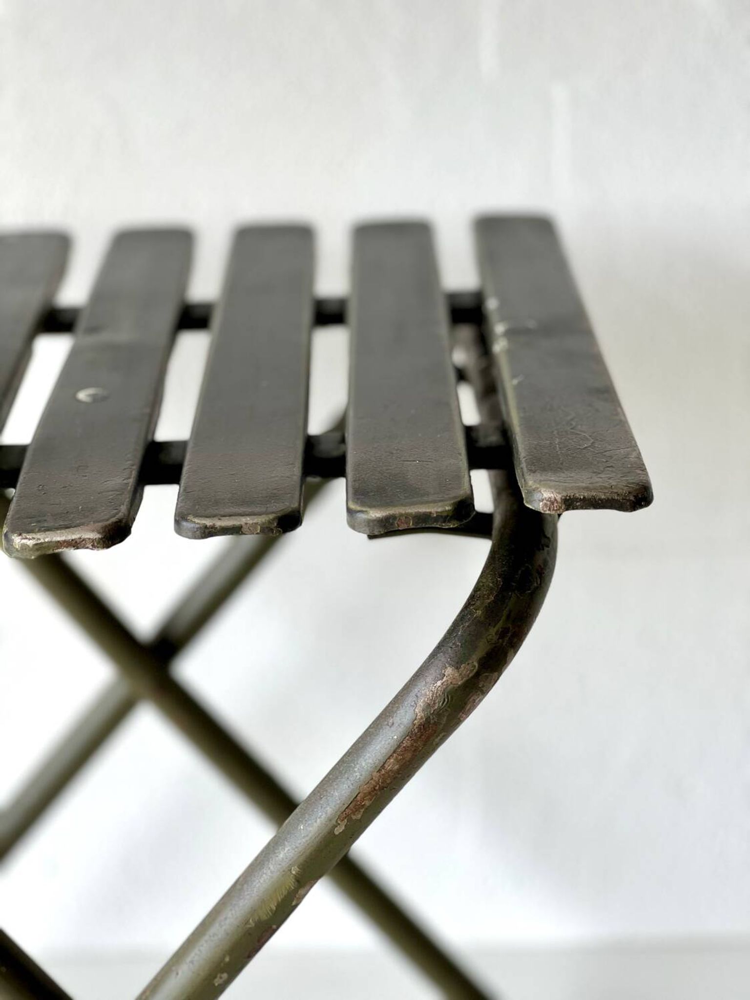 Chaise pliante industrielle de l'armée, 1960'
