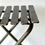 Chaise pliante industrielle de l'armée, 1960'