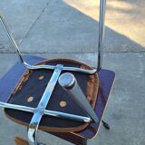 Chaise vintage stafor vers 1980