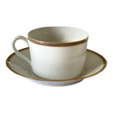 Large cup and saucer Haviland