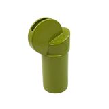 Space age green ceramic vase, Pietro Arosio, Parravicini Italy ca. 1960