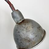 Grey Industrial Gooseneck Scissor Wall Lamp from Elektroinstala, 1960s