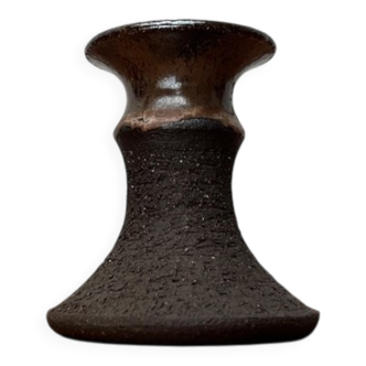 Danish workshop candlestick from the mid-century by Lehmann Pottery, 1960s