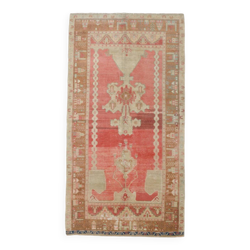 4x7 Rug For Living Room Handmade Turkish Rug, 125x230Cm SK 20701
