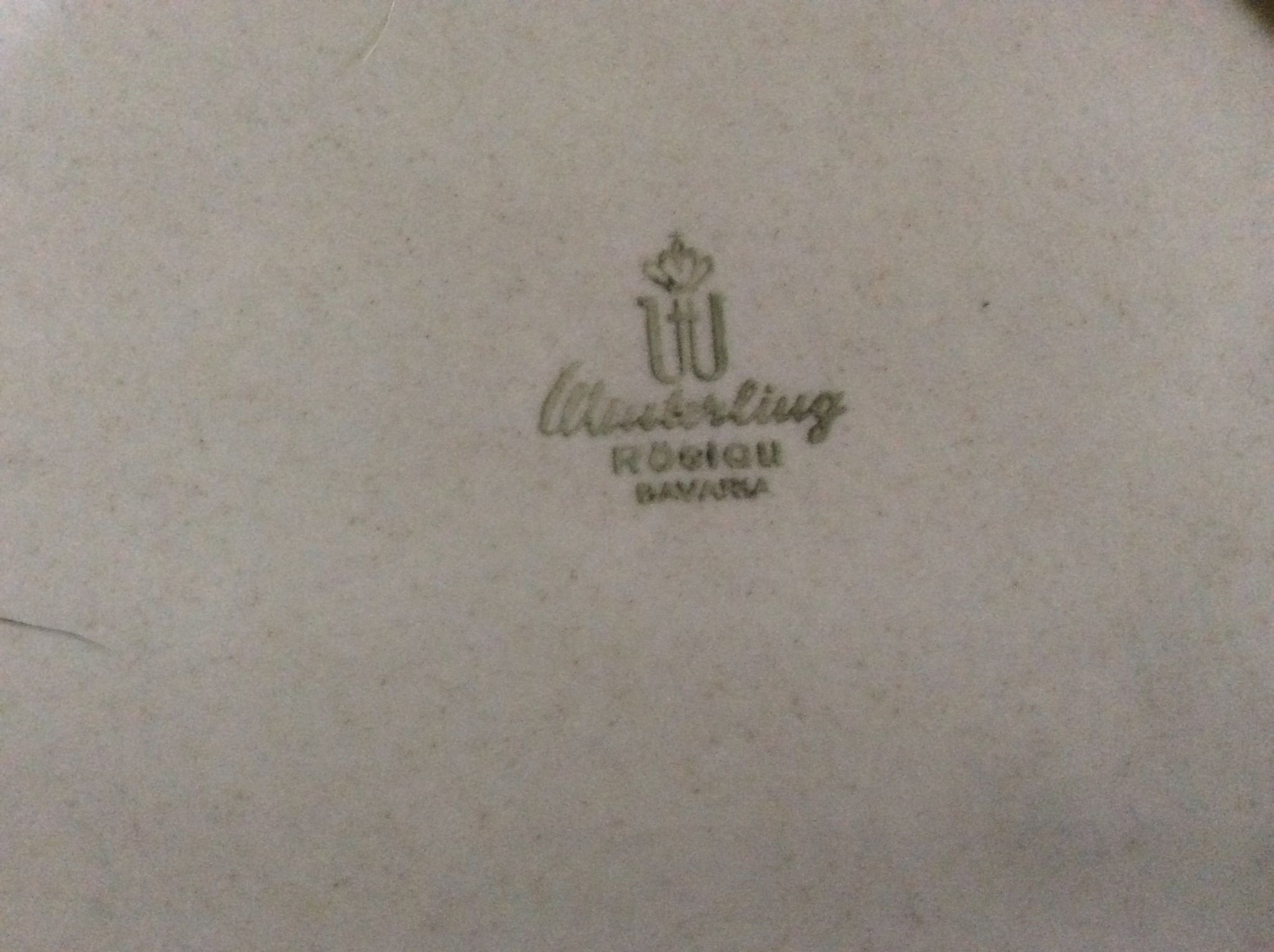 Series of 5 dessert plates