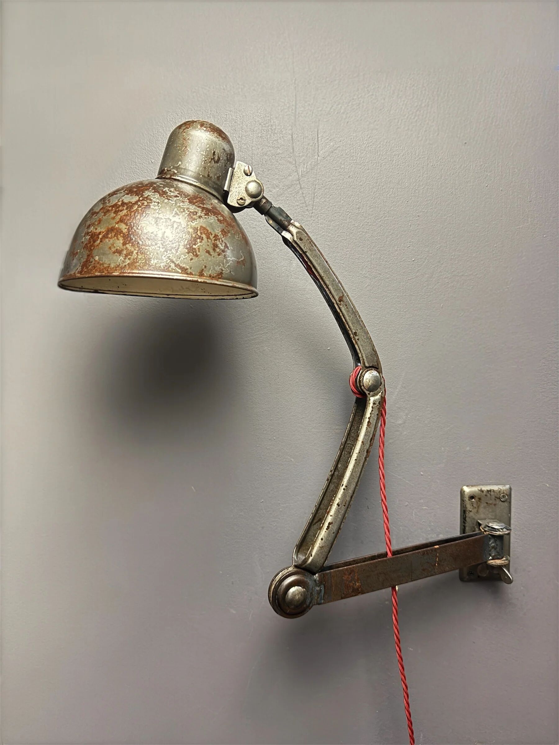 1930s Kaiser Idell Model 6716 Wall Lamp
