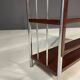 Chromed Bauhaus shelf in bent steel and sheet metal, Europe 1930s