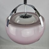 Lampe à suspension Guzzini avec abat-jour dégradé lilas