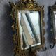 Pair of antique bronze mirrors – Louis XV / Rococo style – 19th century