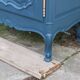 Renovated antique display cabinet