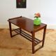 Table d'appoint vintage en bois - 1950