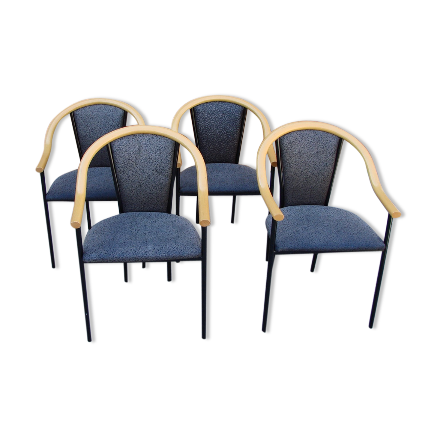 Ensemble de 4 chaises, années 1970