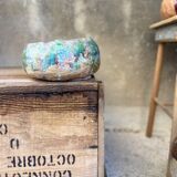 Old glazed pot cover