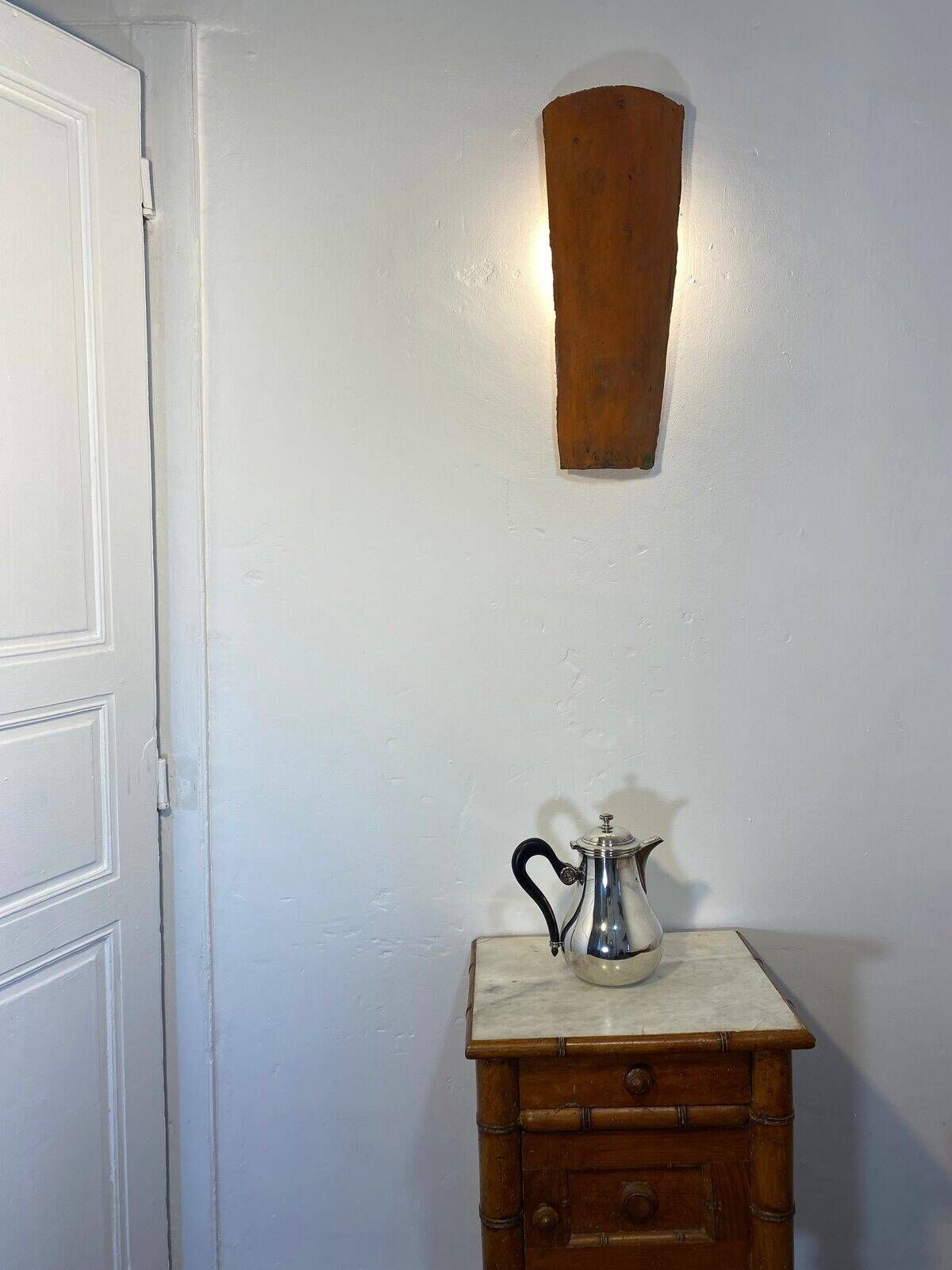 Wall light in antique canal tile, Studio B3KM