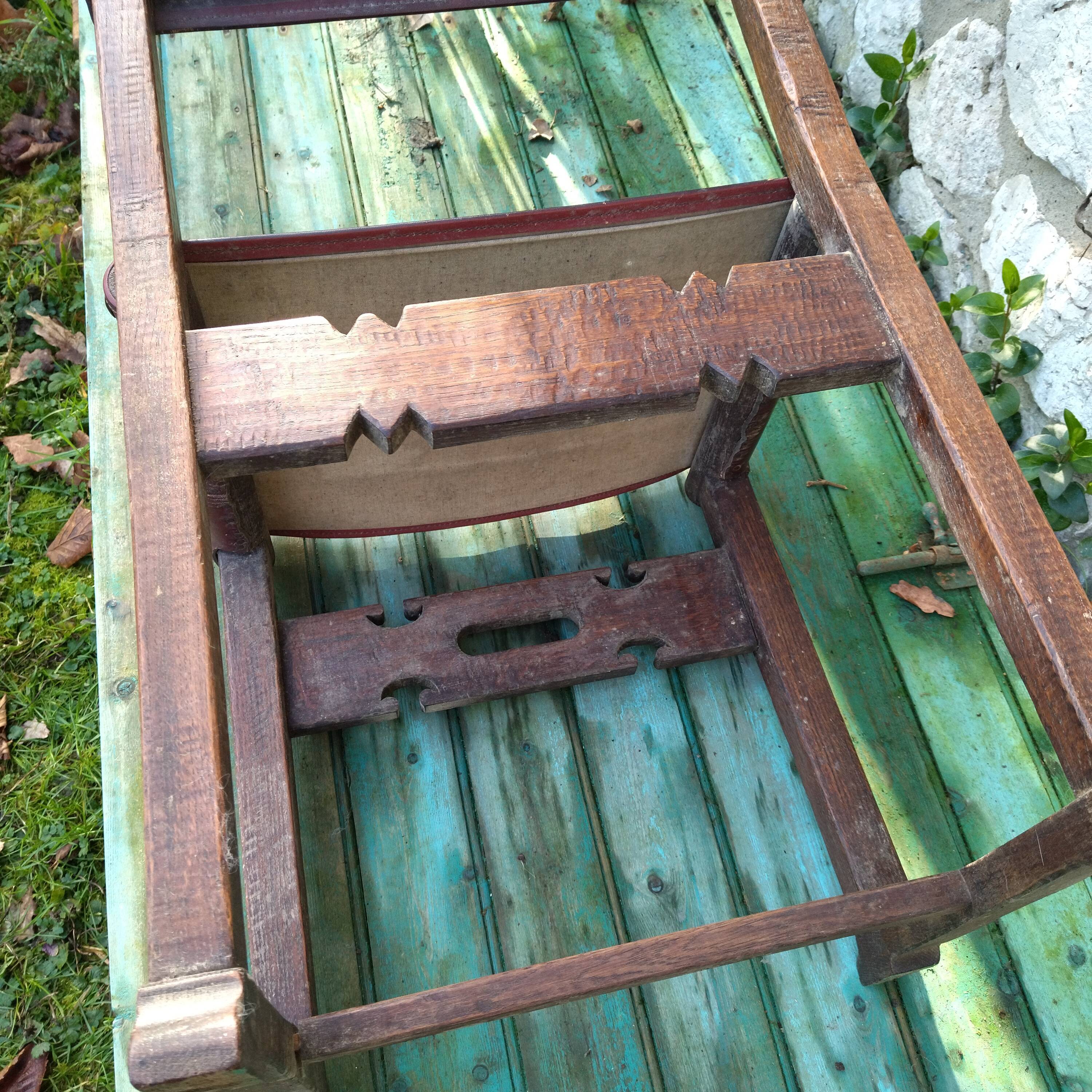 Carved wooden chair medieval style heroic fantasy