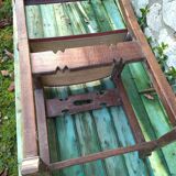 Chaise bois sculpté style médiéval heroic fantasy