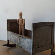 Old, antique cradle.