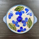 Porcelain candy dish with floral decoration