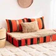 Bohemian oriental floor sofa 120 cm