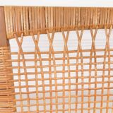 Hans Olsen for Brdr Juul Kristensen, rattan backed sofa, Denmark 1950s