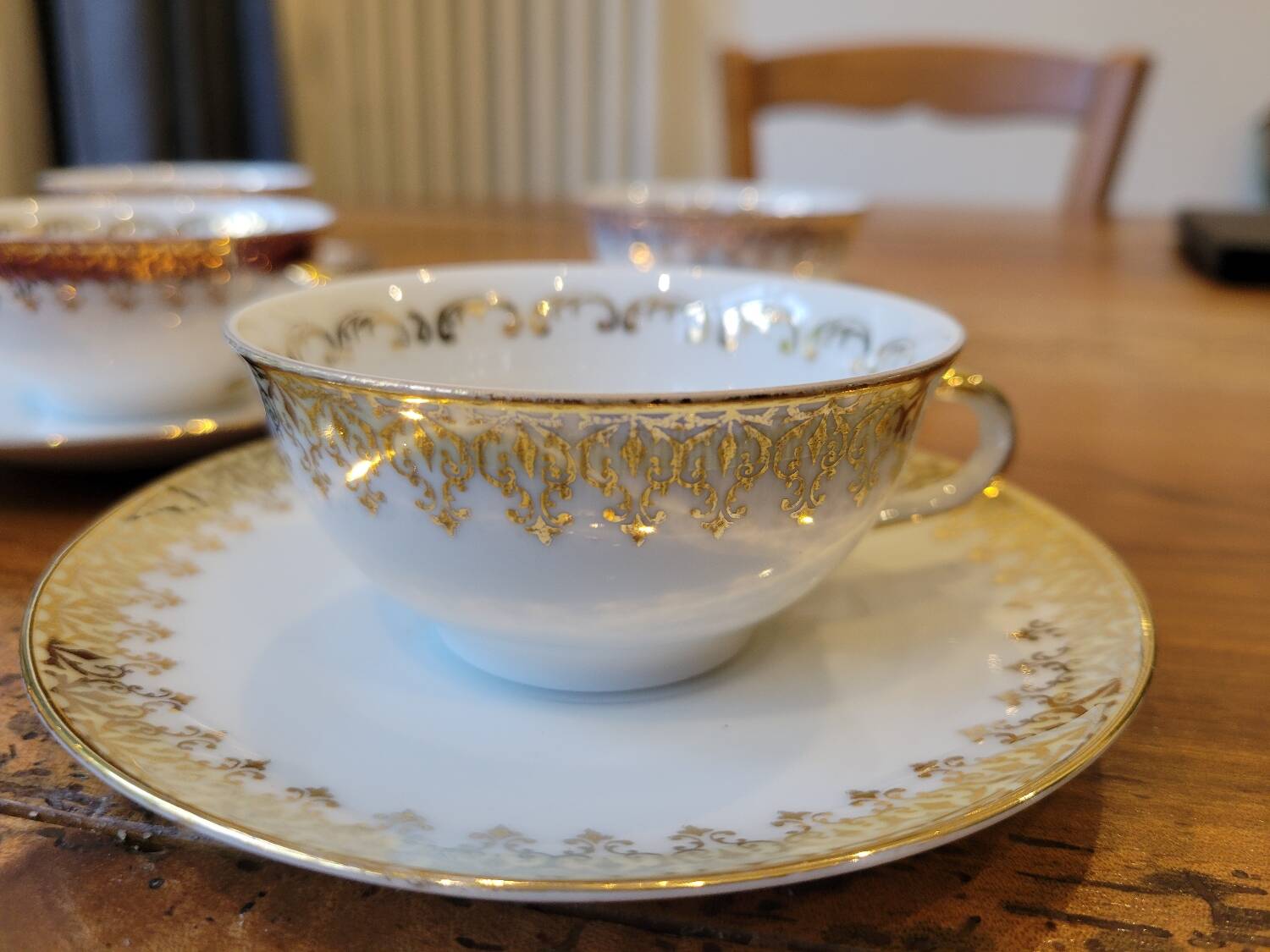 Limoges porcelain coffee service