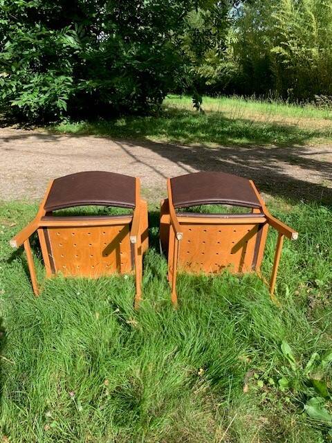 2 Hans Wegner armchairs - Denmark 1960s