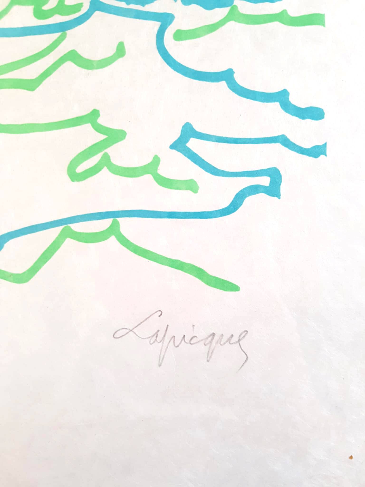 Lot of two Charles Lapicque lithographs