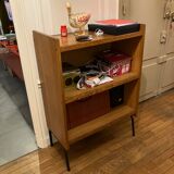 Vintage Scandinavian style wood bookcase