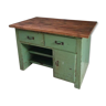 Old workbench kitchen island sidetable