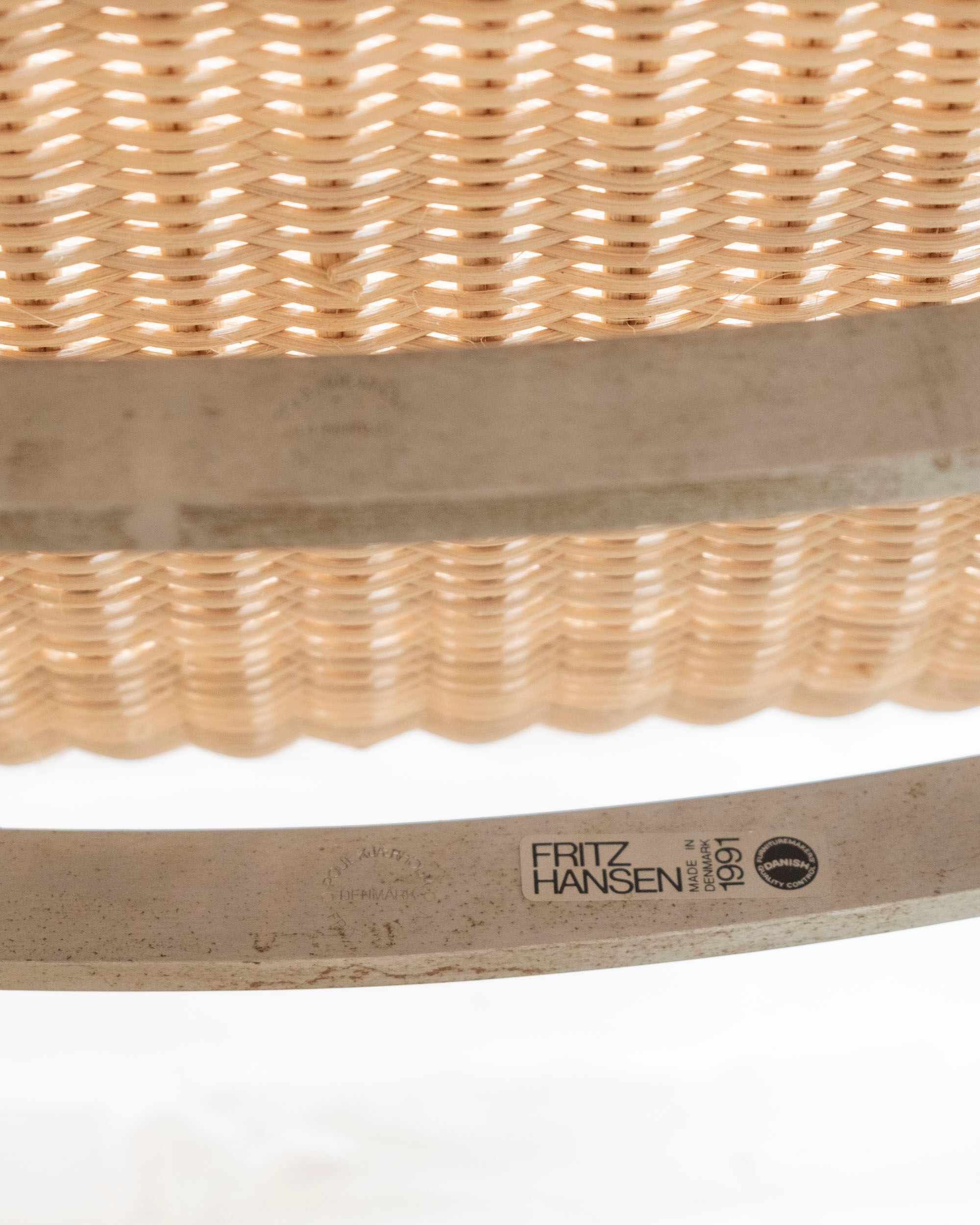 1x Poul Kjærholm PK22 in Wicker by Fritz Hansen