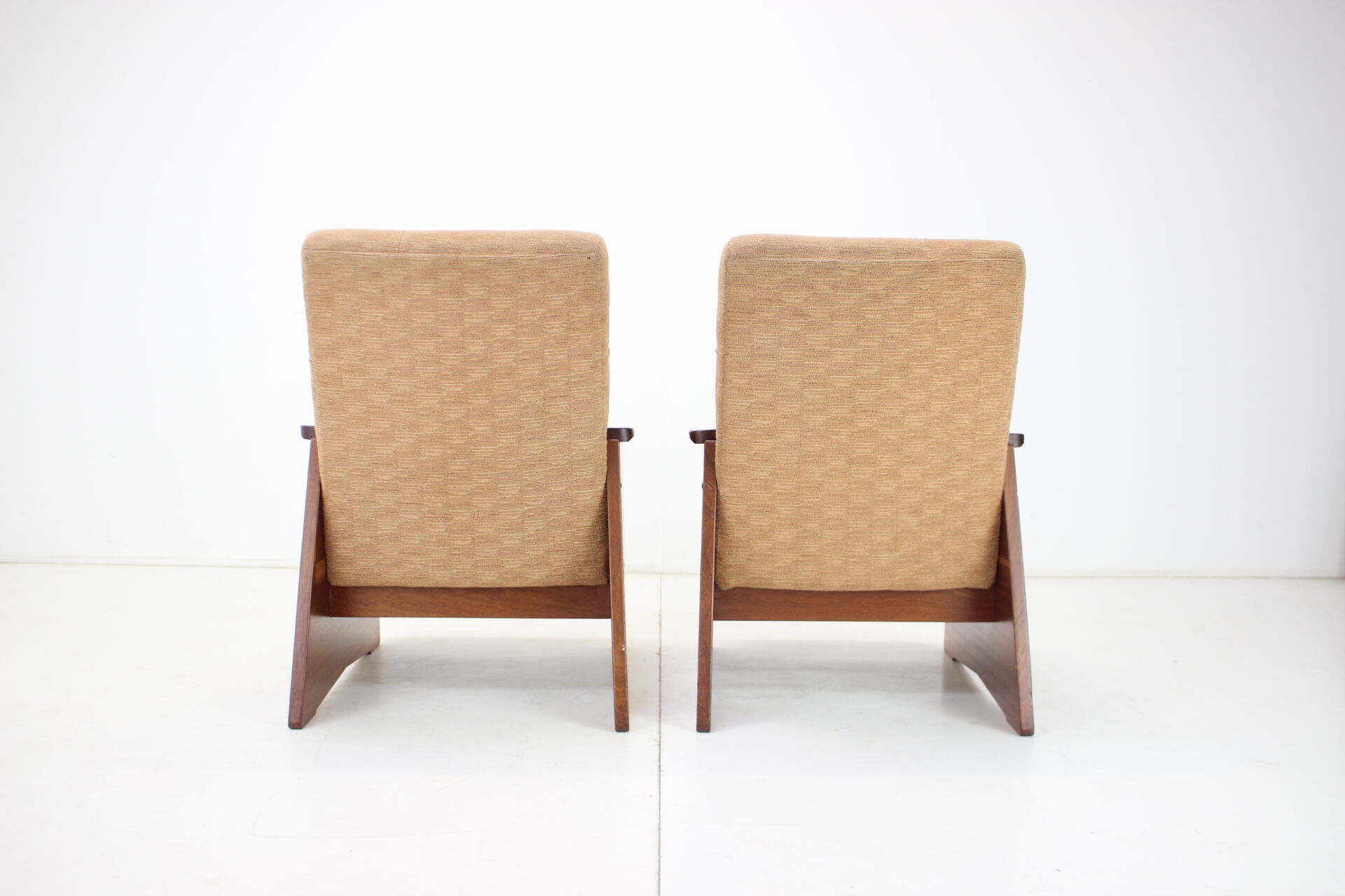 Pair of armchairs czechoslovakia, 1970s