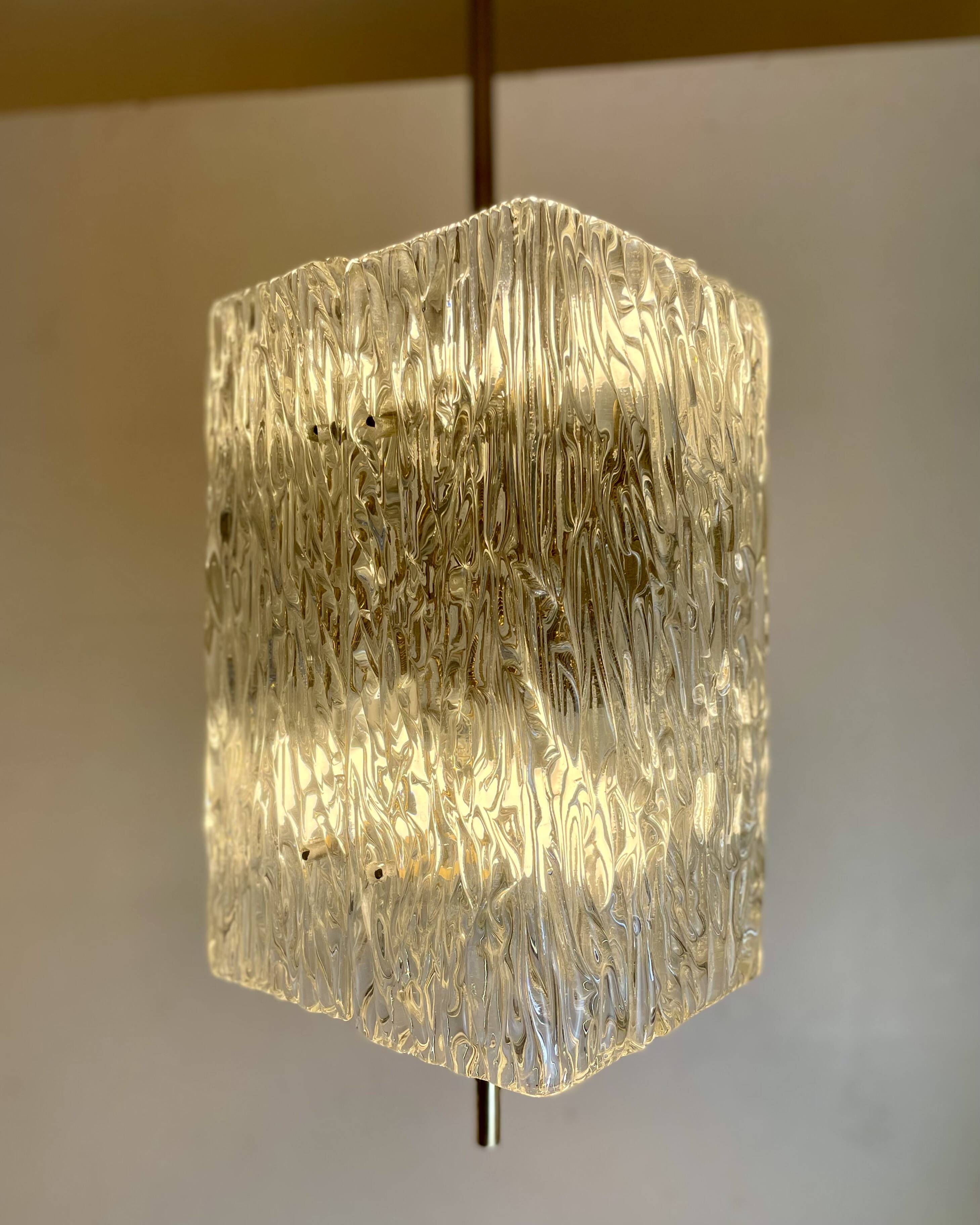 Mid-Century Pendant Lamp by J.T. Kalmar for Kalmar, 1950s