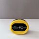 Yellow alarm clock "Peter Germany" NOS, Space Age, mechanical clock, 70's alarm clock OVP