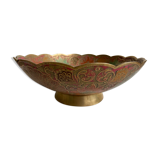 Trinket bowl in gilded brass