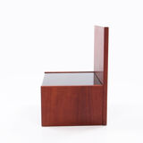 Table de chevet en teck conçue par Hans J.Wegner réalisée par Getama, 1960
