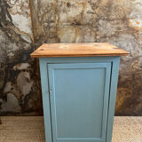Buffet ancien bleu zingueur