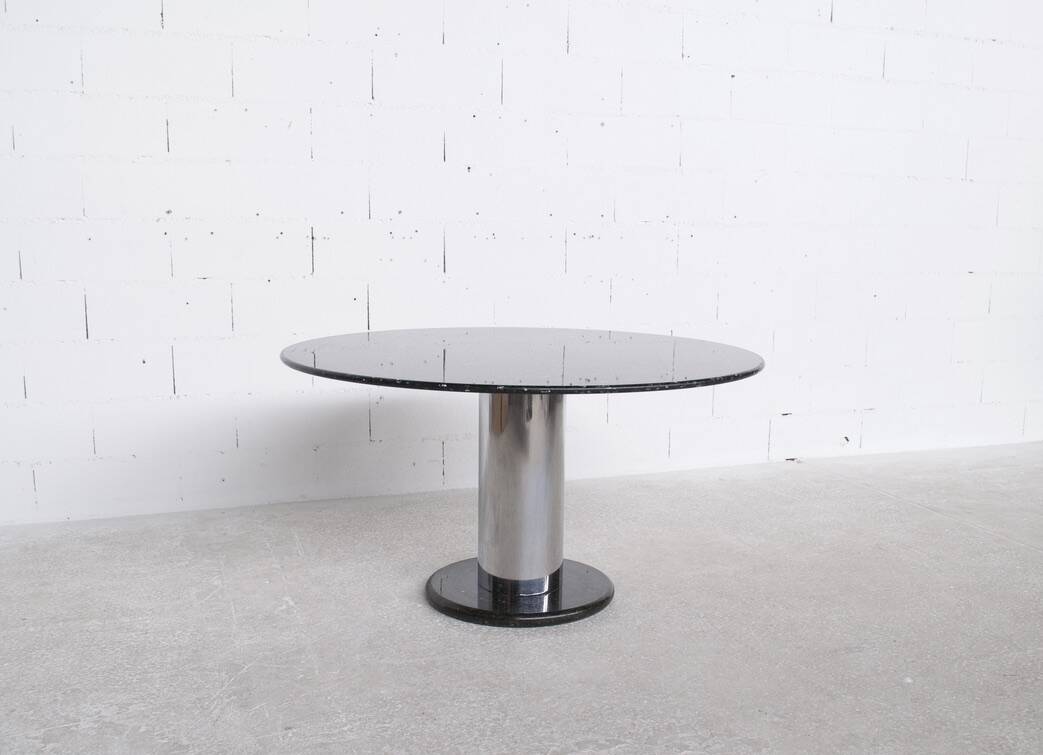 TABLE LOTOROSSO BY ETTORE SOTTSASS MARBLE POLTRONOVA PUBLISHER 1965