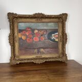 Oil on panel, still life, signed L.Blanckaert